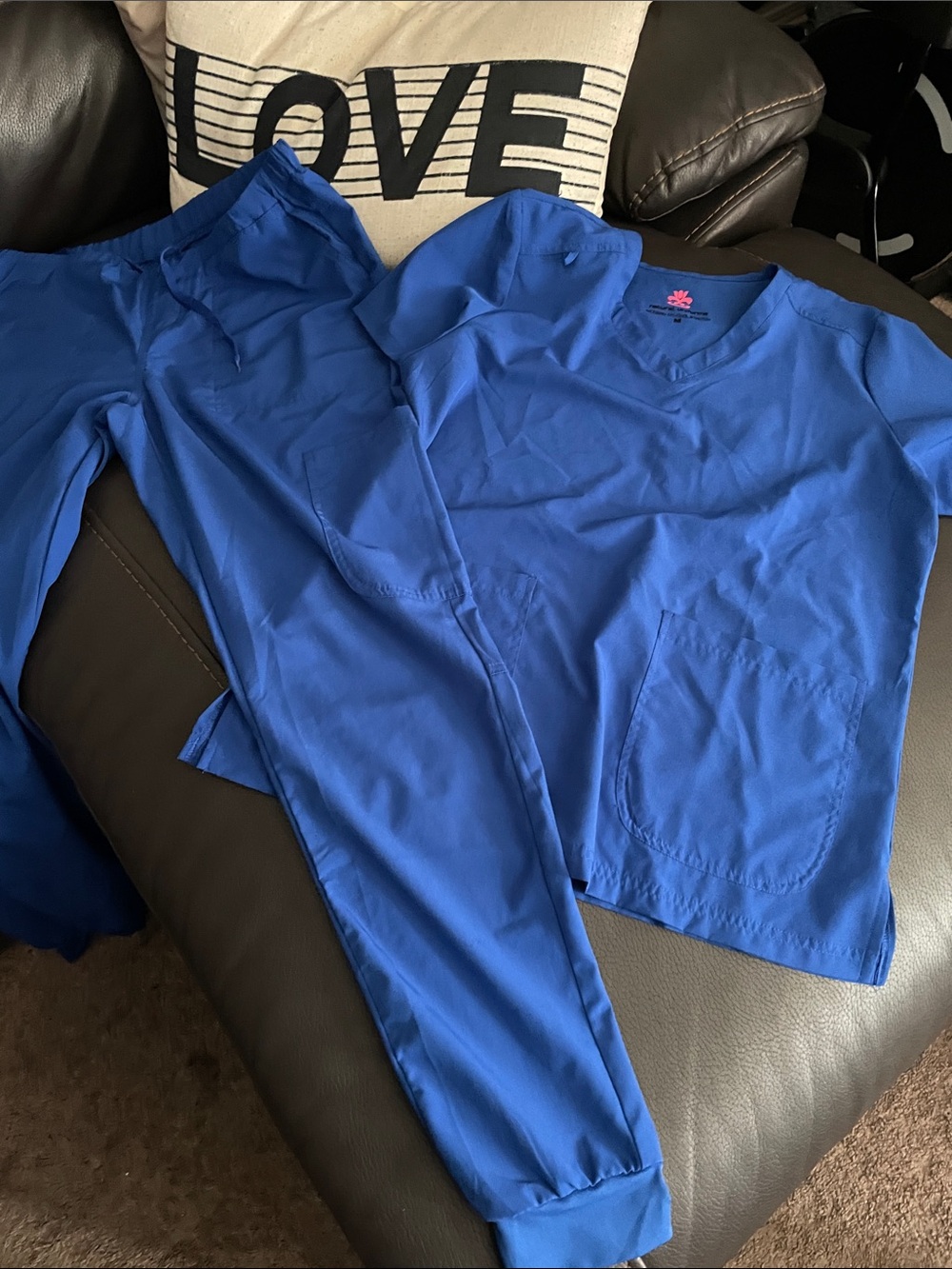 Women's Track Jogger Pants in Royal Blue - Unbranded